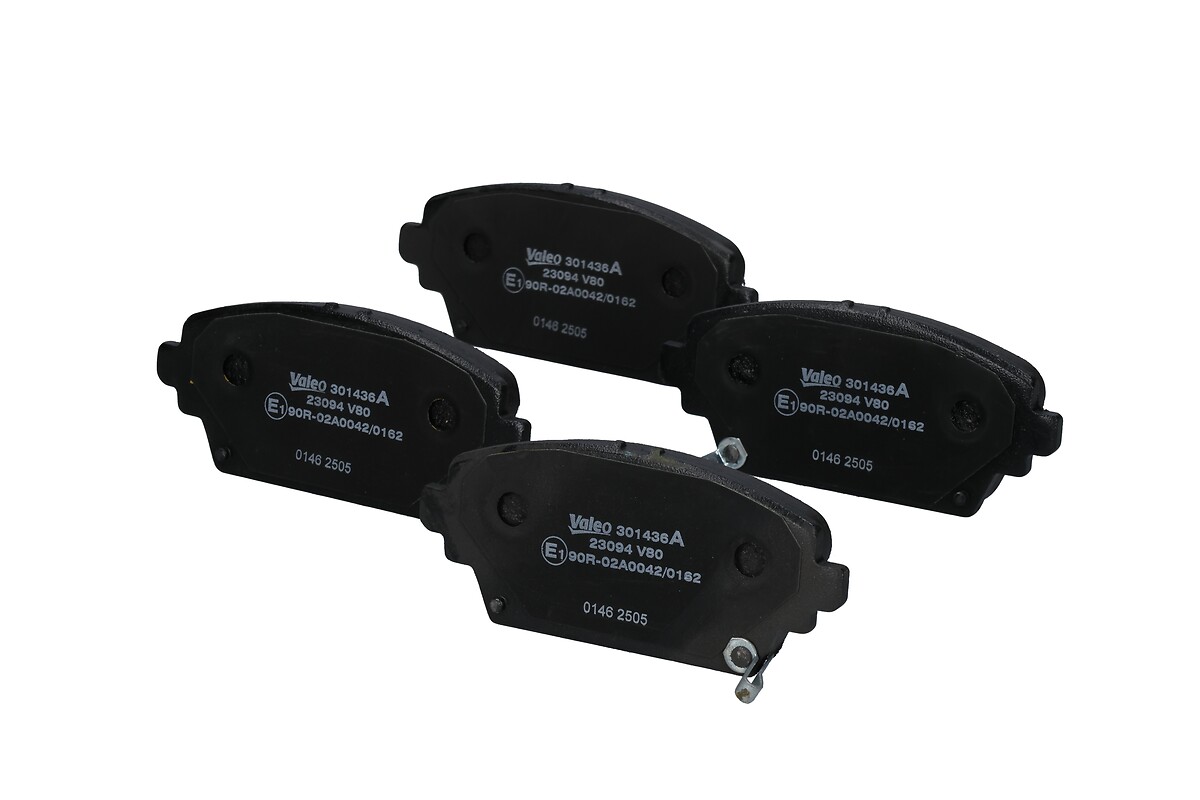 Jeu de 4 plaquettes de frein VALEO ref. 301436A